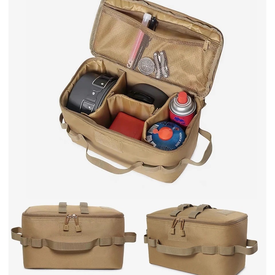 Camping Cooking Organizer - 야외 캠핑 가스통 보관 가방 대용량