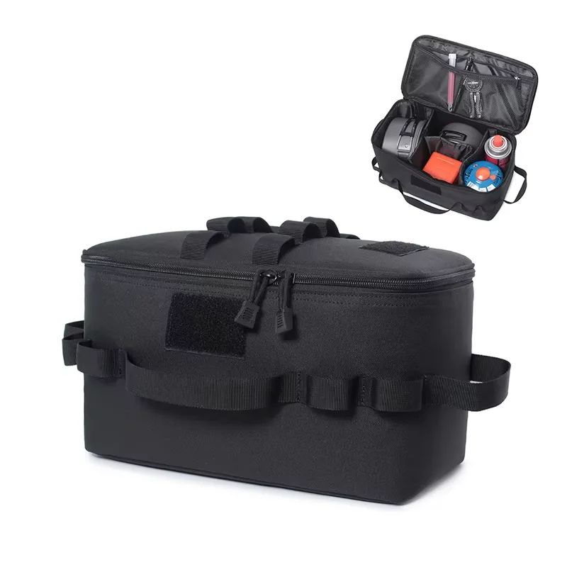 Camping Cooking Organizer - 야외 캠핑용 가스통 보관 가방, 대용량,