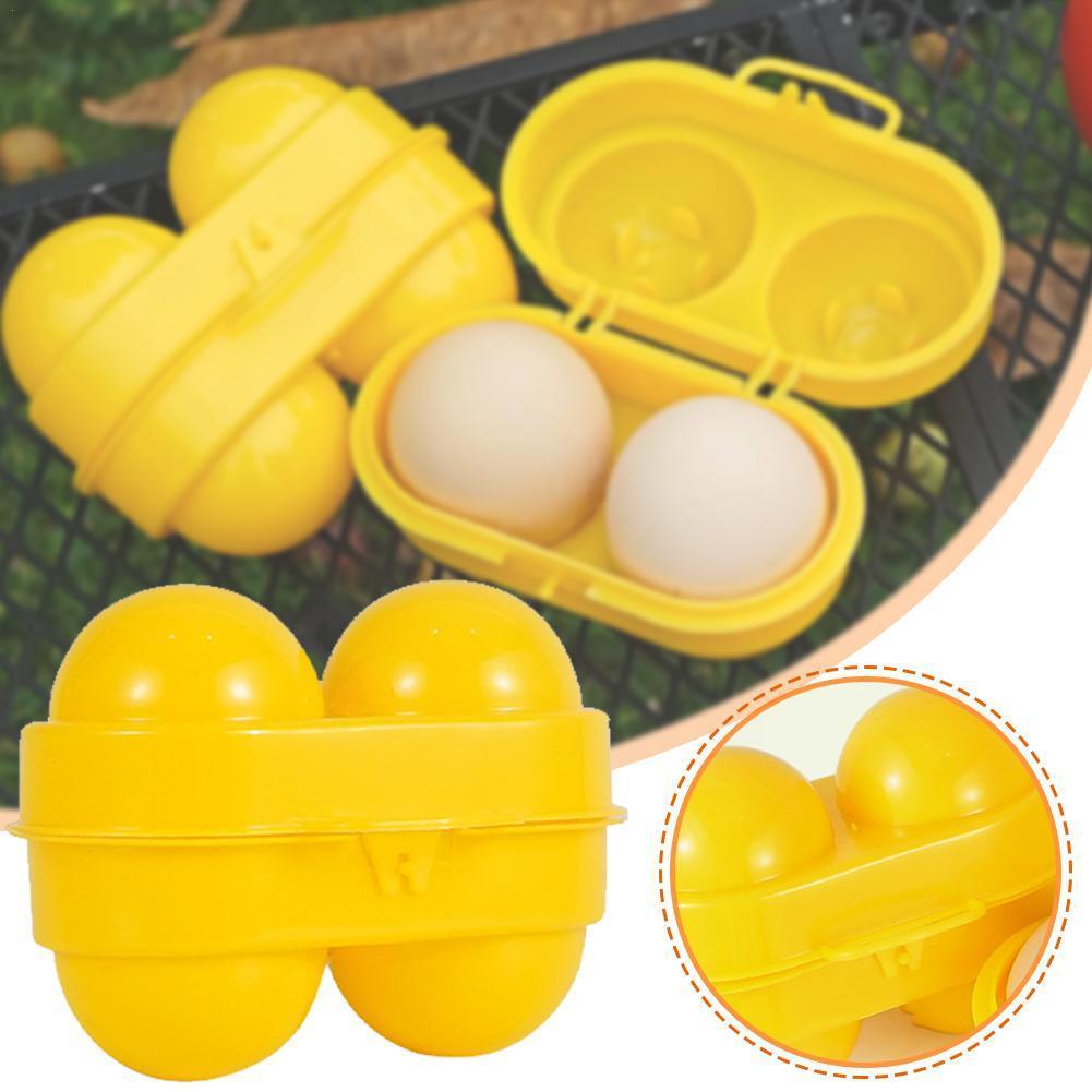 Camping Cooking Container - 야외 캠핑용 휴대용 플라스틱 계란 거치대,