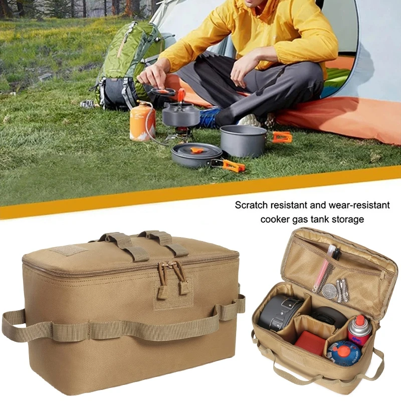 캠핑 가스 탱크 보관 가방 야외 대용량 지상 네일 도구 - Camping Cooking Organizer 리뷰 및 가격