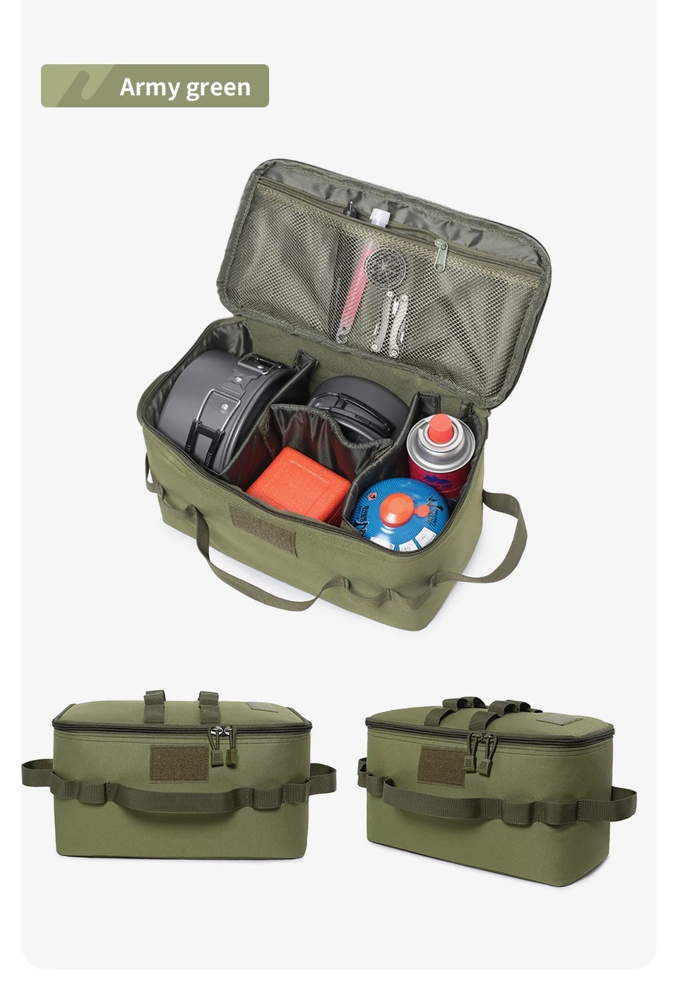 야외 캠핑 가스통 보관 가방 대용량 그라운드 네일 도구 - Camping Cooking Organizer 리뷰 및 가격
