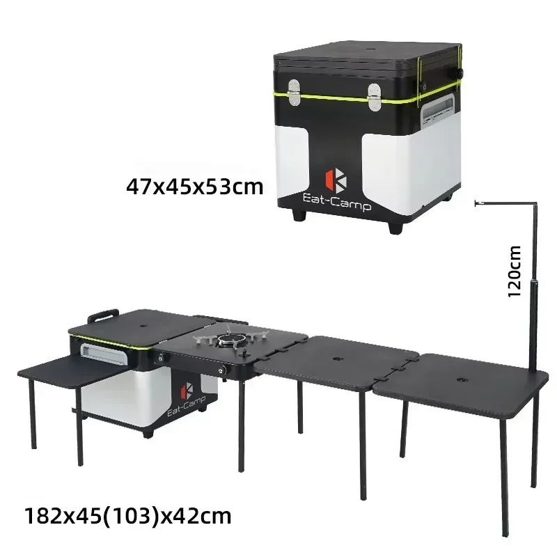 JWQ-007 고품질 야외용 캠핑 주방 상자, 접이식  - Quality Camping Cooking Set 리뷰 및 가격