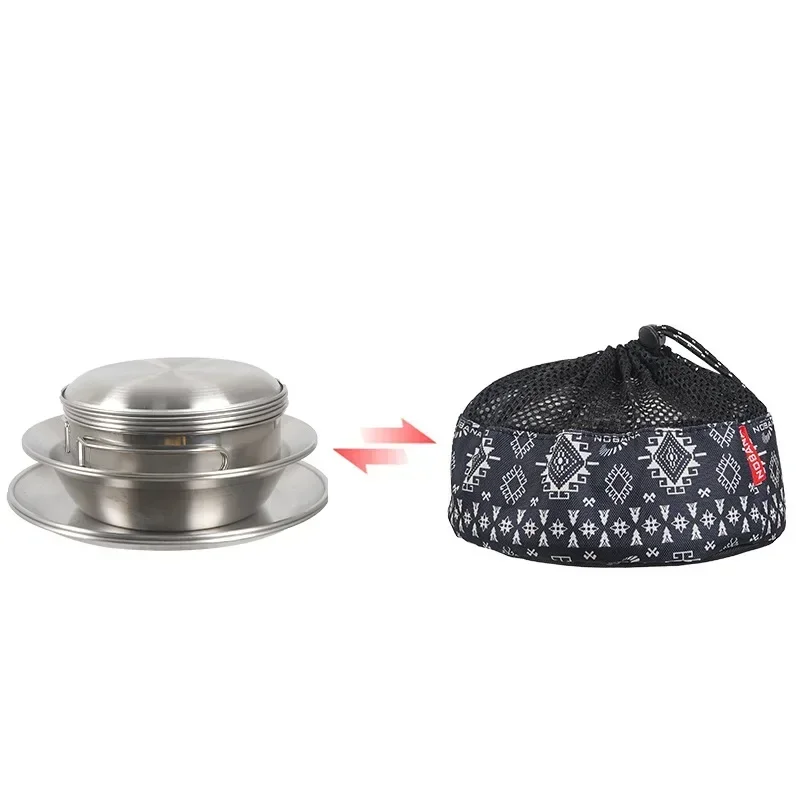 CLS & NOBANA 12PCS 야외 식기 세트 휴대 - Camping Cooking Dining Set 리뷰 및 가격