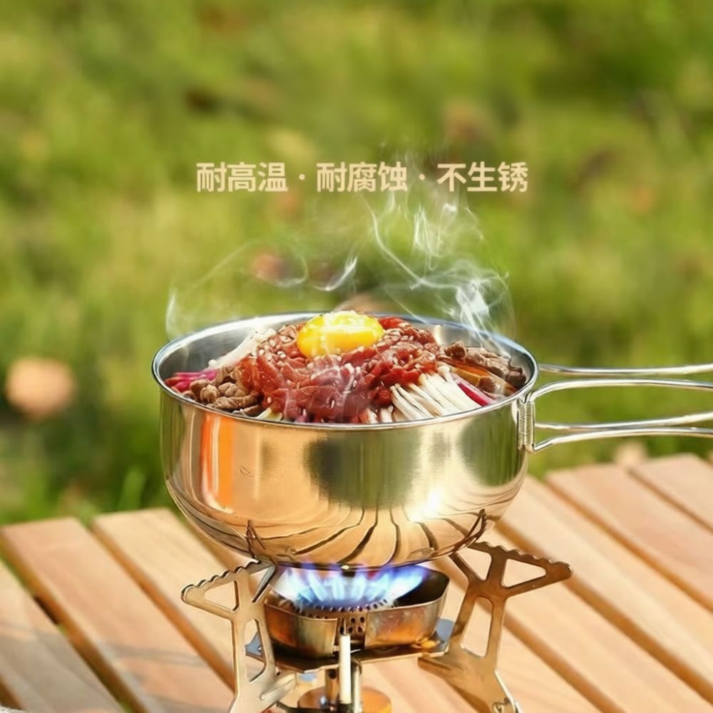 전문가용 캠핑 조리 도구 세트, 휴대용 스테인리스 스틸 - Camping Cooking Dining Set 리뷰 및 가격