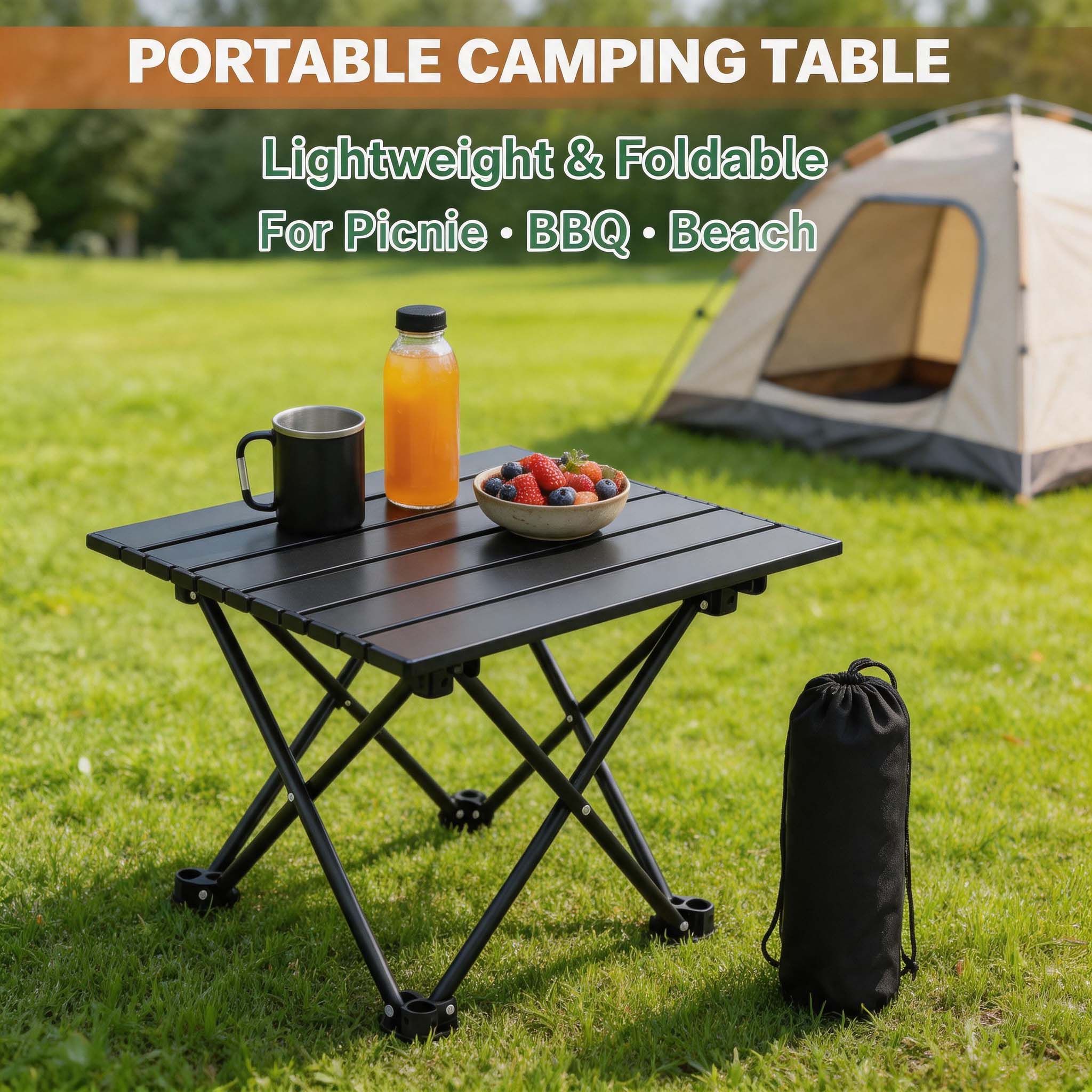 1/2개 세트, 캠핑용 접이식 사이드 테이블, 휴대용, - Camping Hiking Cooking 리뷰 및 가격