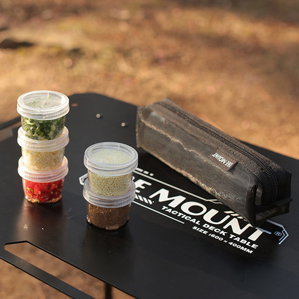 캠핑용 향신료 키트 보관 가방, 5개의 투명 양념병,  - Camping Cooking Container 리뷰 및 가격