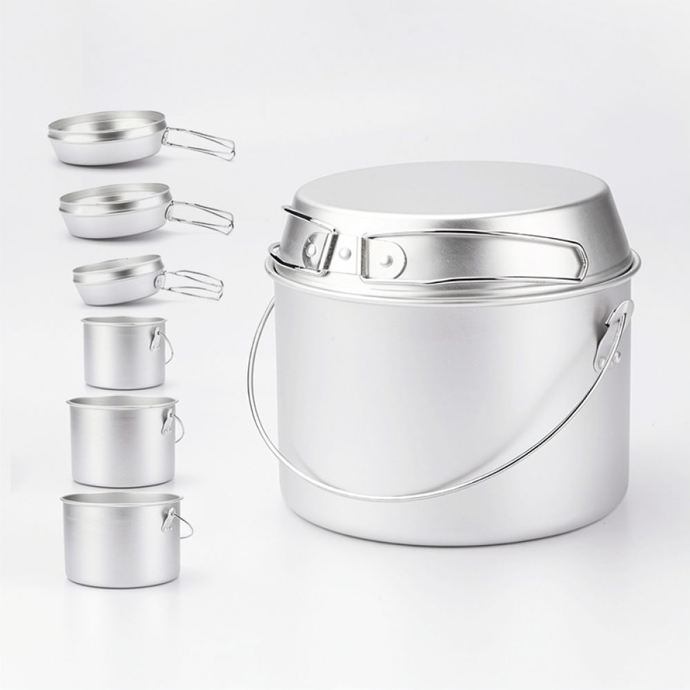 스타크 캠핑용 휴대용 냄비와 프라이팬 세트, 야외용 알 - Camping Cooking Dining Set 리뷰 및 가격