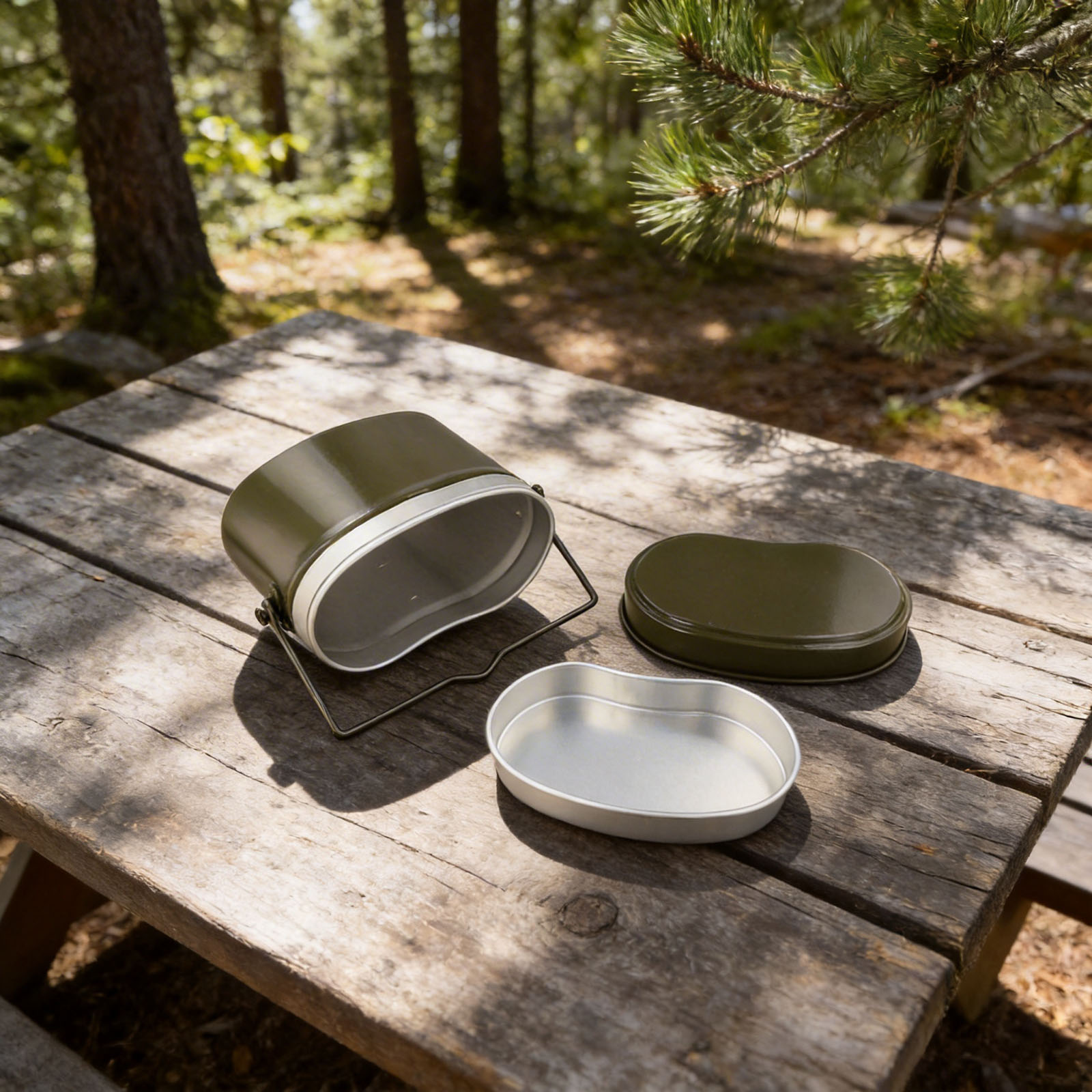 알루미늄 합금 소스팬이 포함된 야외용 조리 세트. 가볍 - Camping Cooking Dining Set 리뷰 및 가격